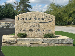 Lemke Stone Main Office Sign
