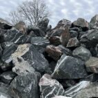 Black Granite Boulders