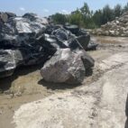 Black Granite Boulders