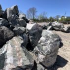 Black Granite Boulders