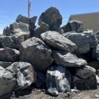 Black Granite Boulders