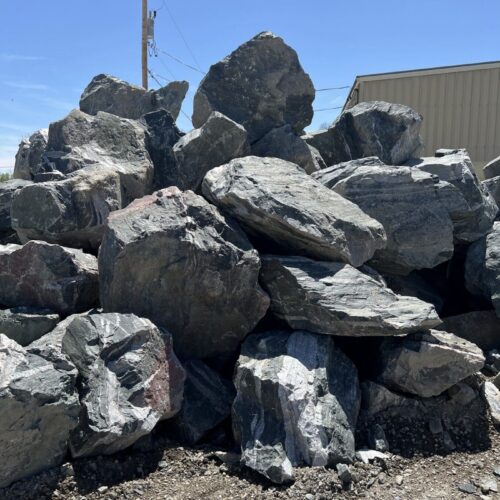 Black Granite Boulders