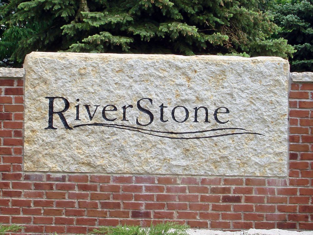 Engraved RiverSt0one sign