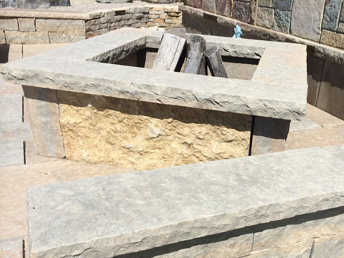 Natural Stone Fire Pit | Kits or Custom Designs | Lemke Stone Products
