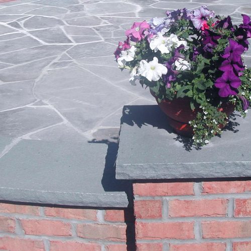 New York blue stone cap & coping