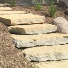 Rustic Gold Natural Top Steps