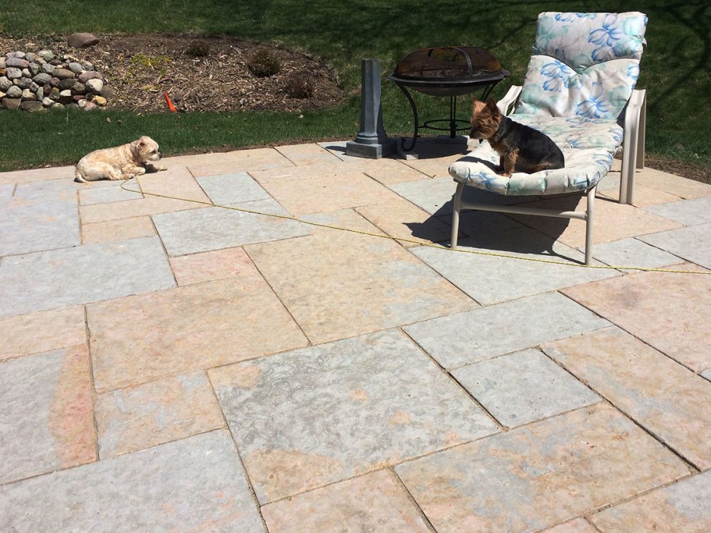 Rustic Flamed Top Mixed Color Patterned Flagstone
