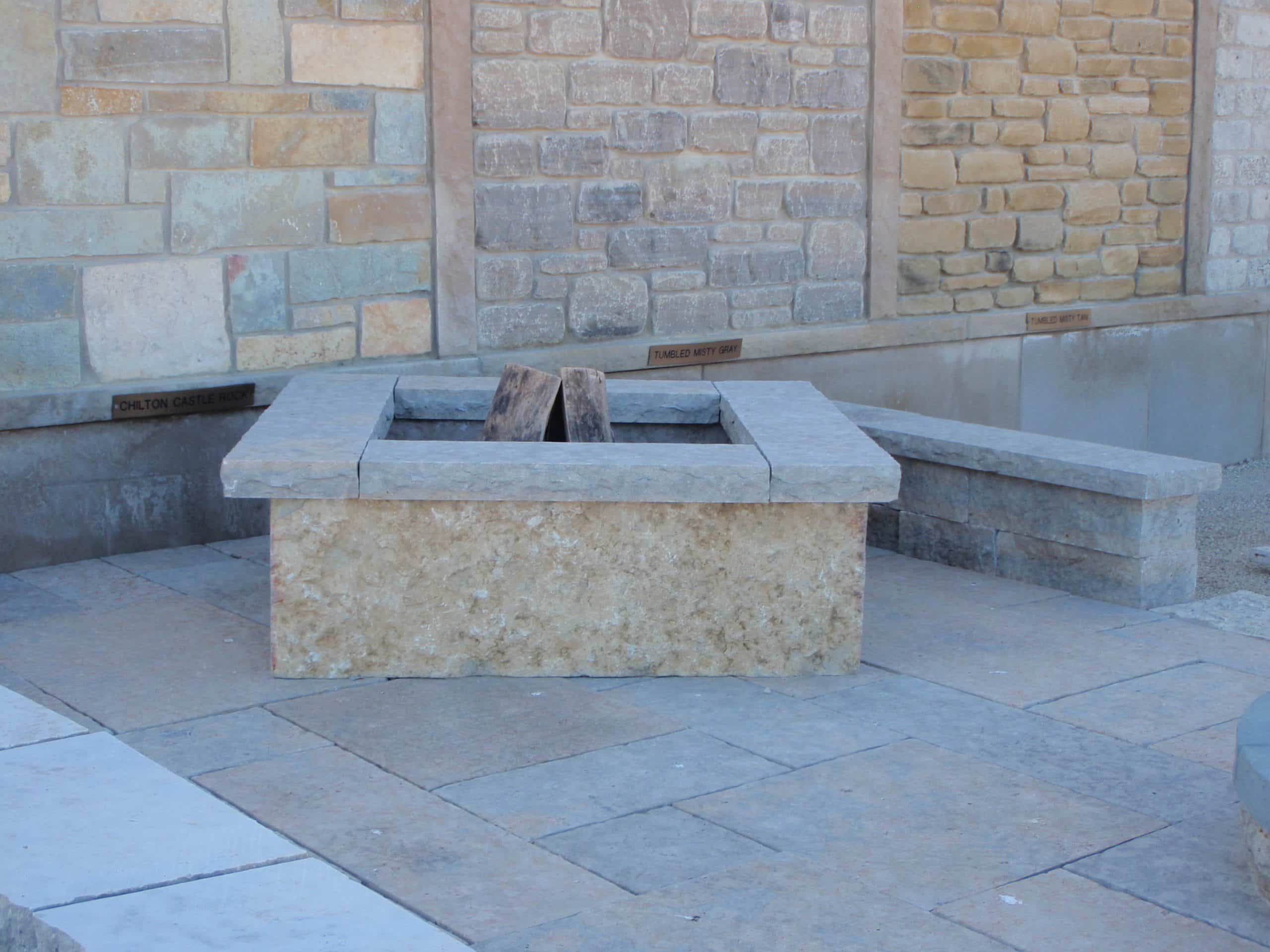Natural Stone Firepit