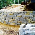 Rustic gold tumbled drywall yard