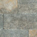 Sawed Rustic Gold Mixed Color Wallstone