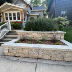 Sawed Rustic Gold Mixed Color Tumbled Wallstone