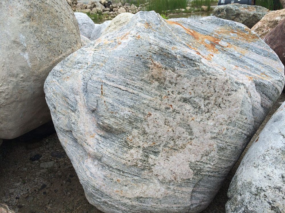 Wisconsin Granite Character Boulder 2