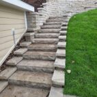 Flamed Rustic Grey Steps