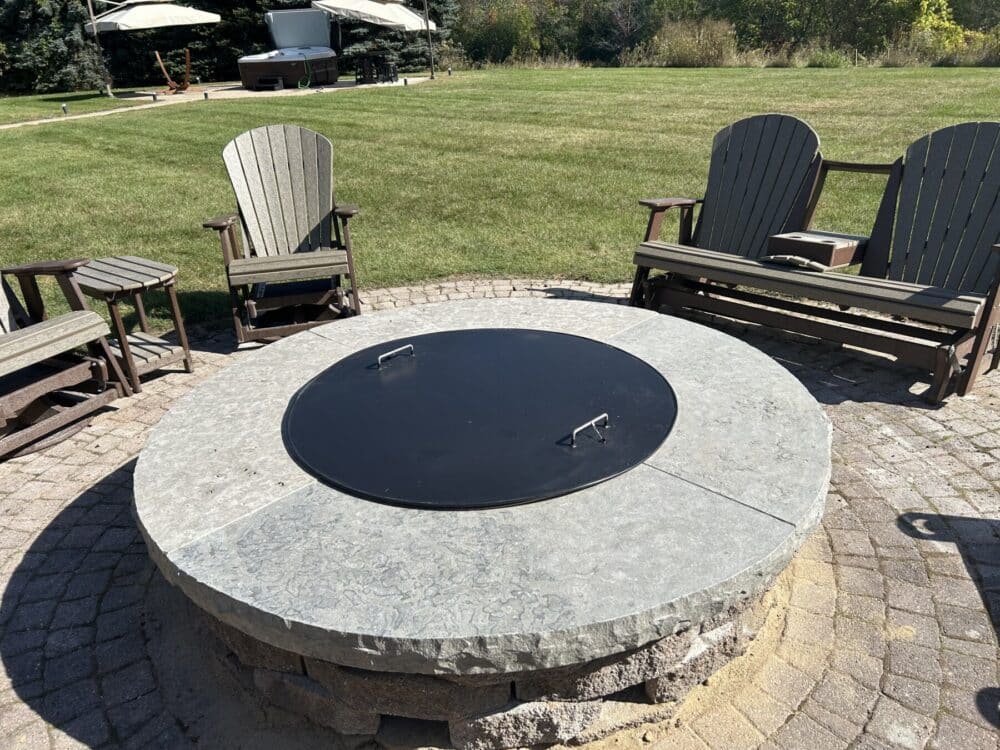 Flame Rustic Grey Radius Coping