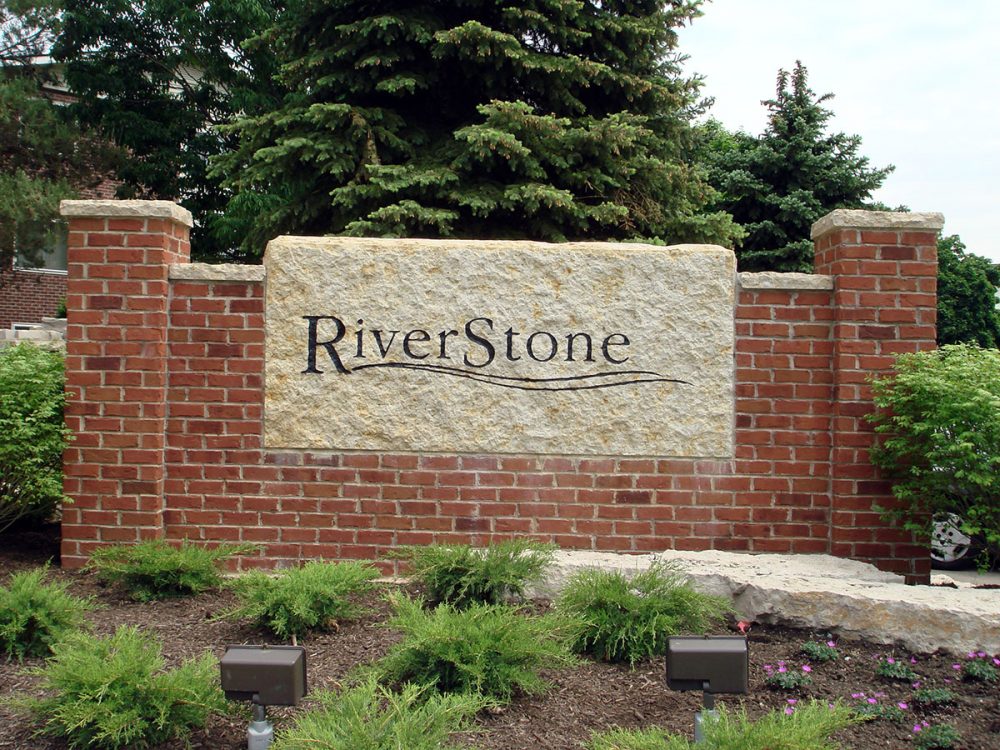 Specialty RiverStone sign