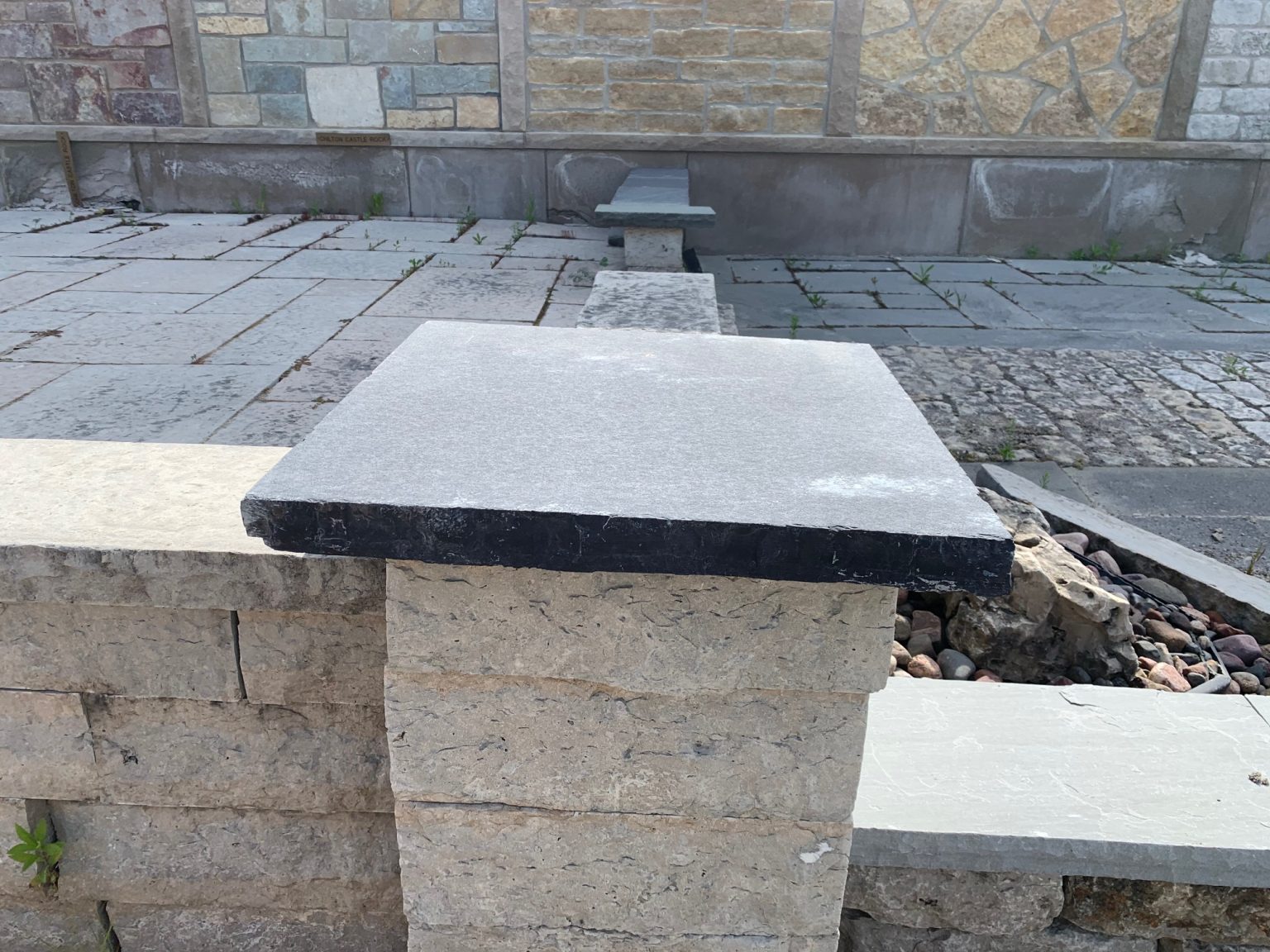 Black Limestone Cap | Lemke Stone - Natural Stone Products