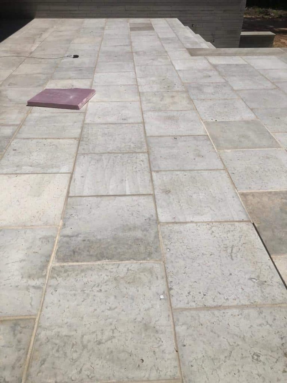 Rustic Sandblasted Top Grey Patterned Flagstone