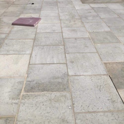 Rustic Sandblasted Top Grey Patterned Flagstone
