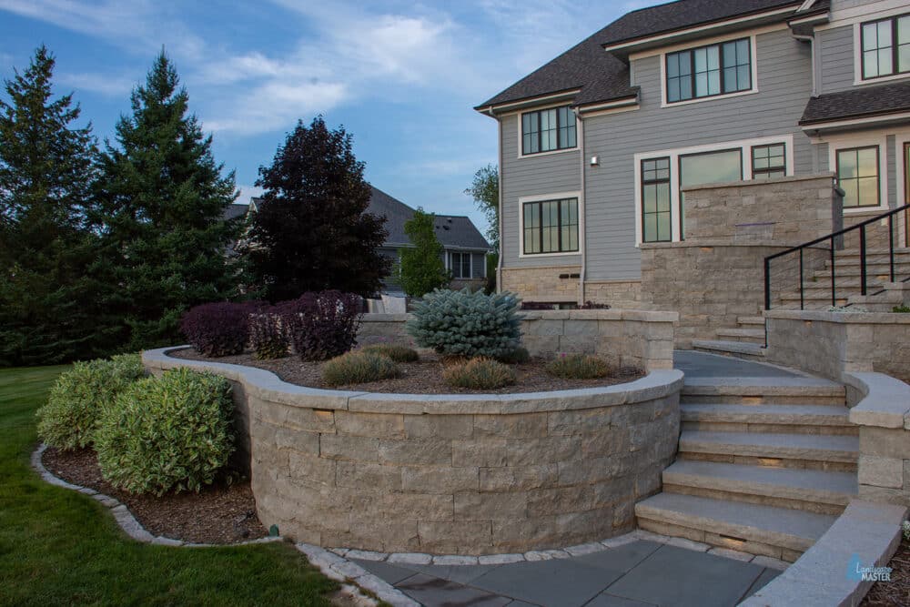 Sawed Rustic Gold Mixed Color Wallstone